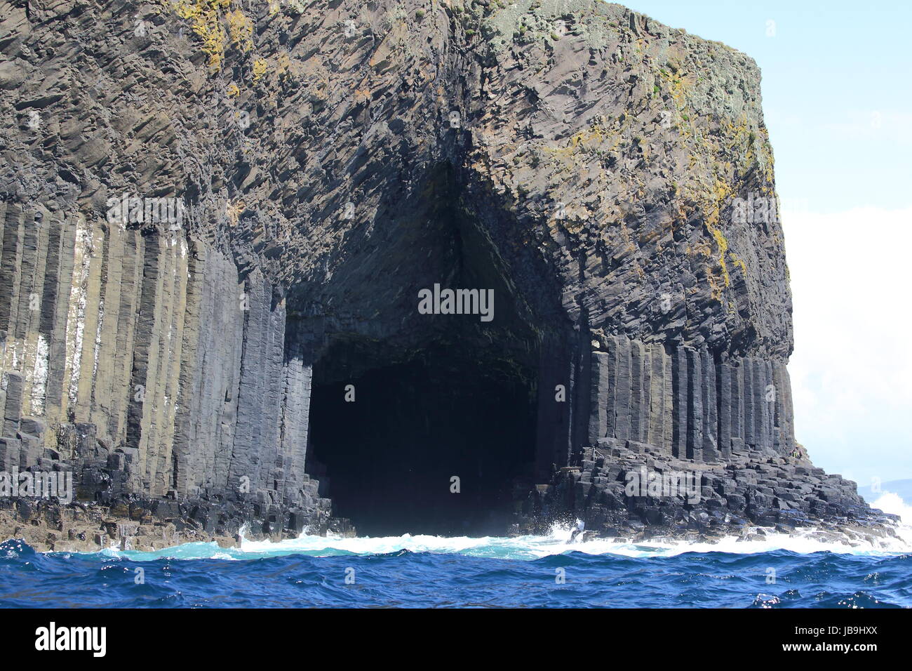 Fingal`s Cave, Staffa Stock Photo